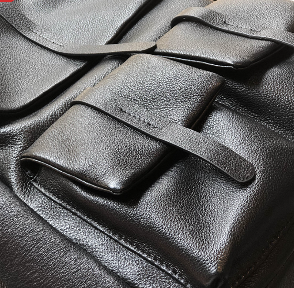 Women Leather Backpack with Laptop Compartment