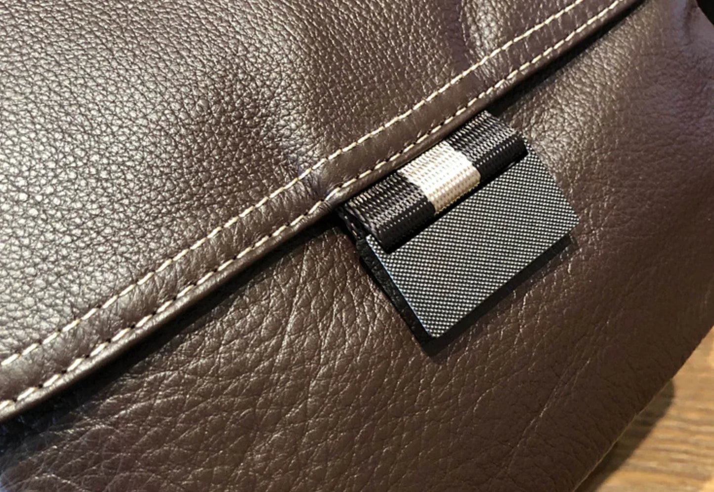 Brown Leather Backpack for Women with Laptop Space