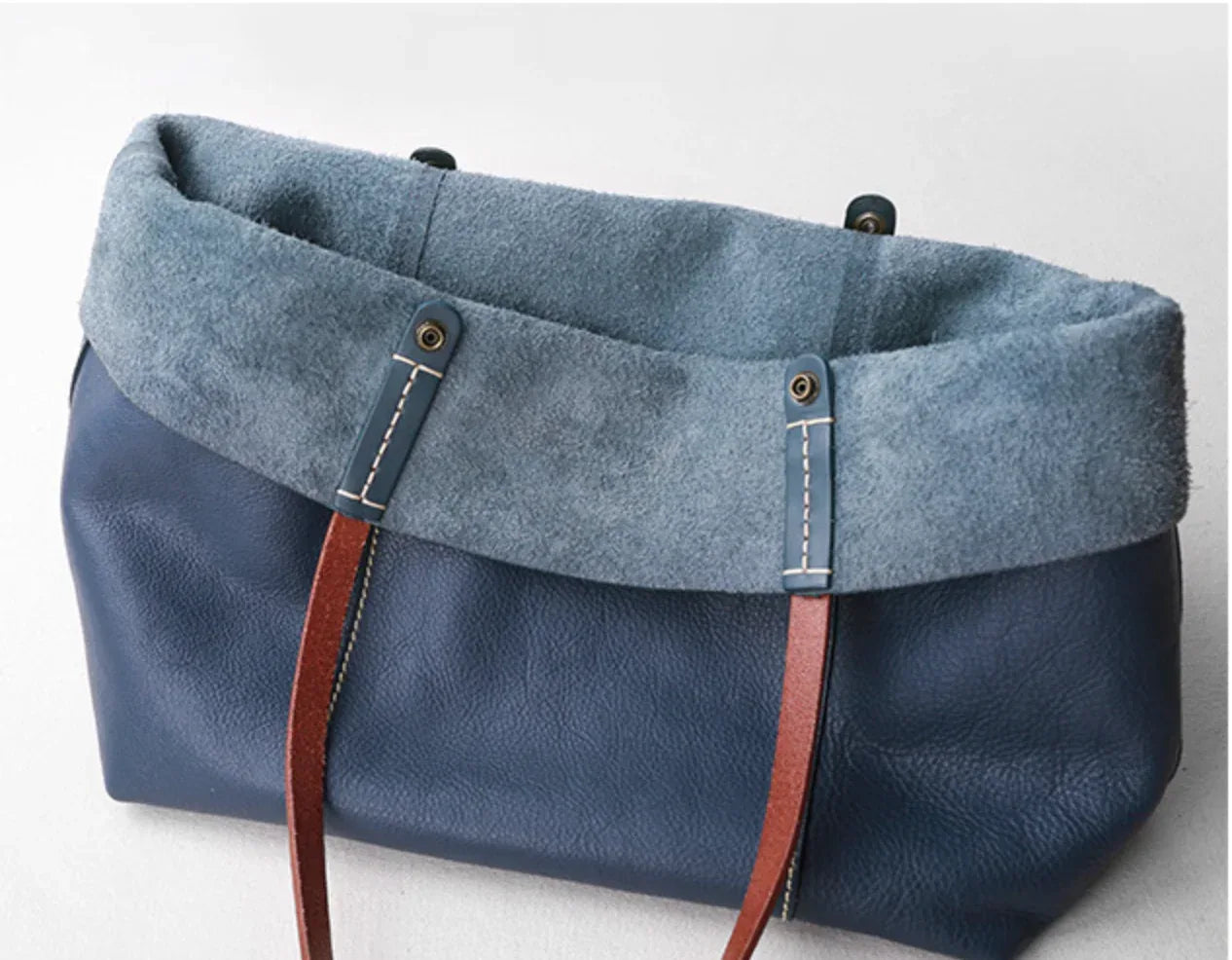 Women Leather Office Tote Bag Purse with Zipper