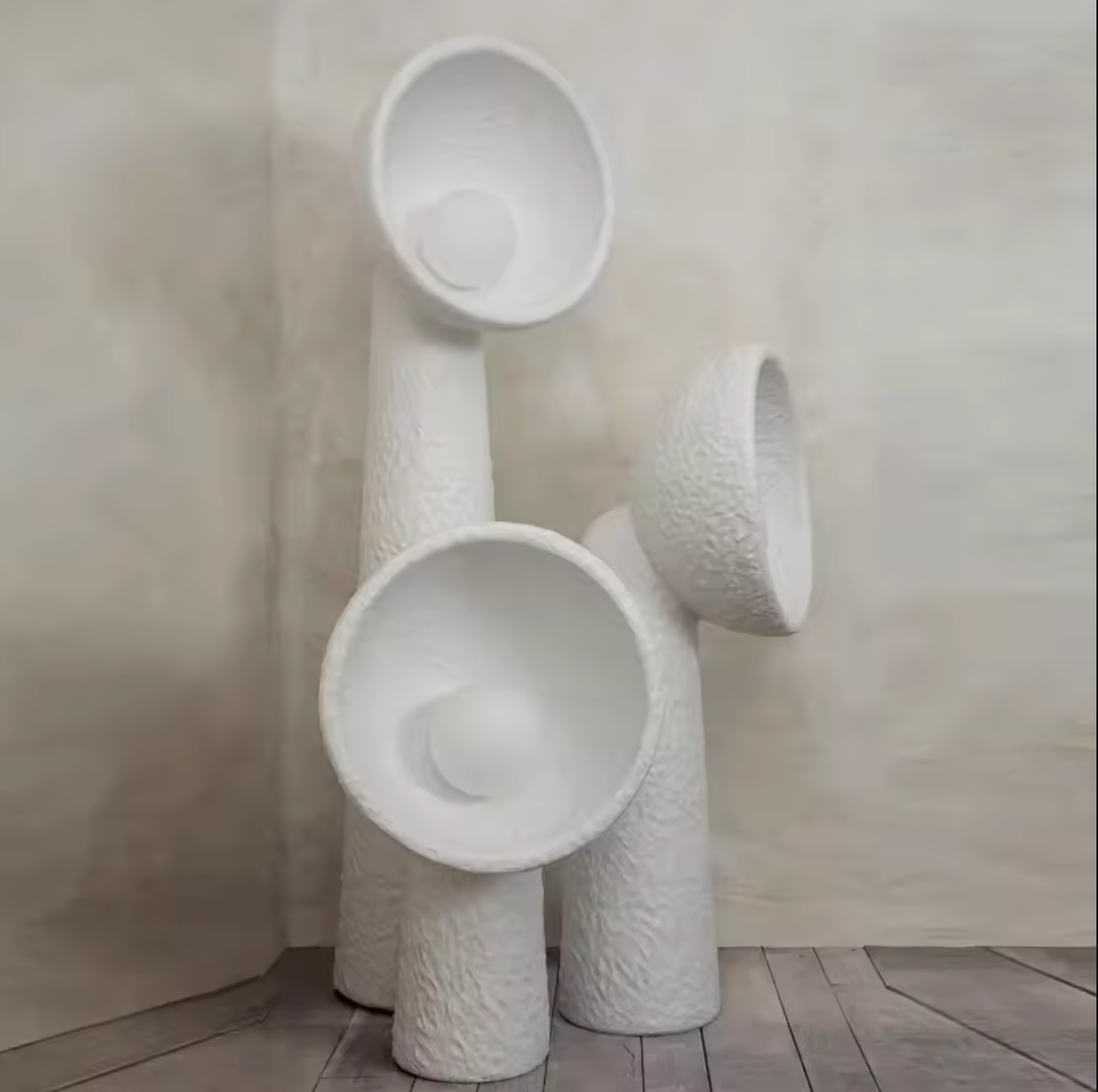 Wabi Sabi Sculptural LED Floor Lamp
