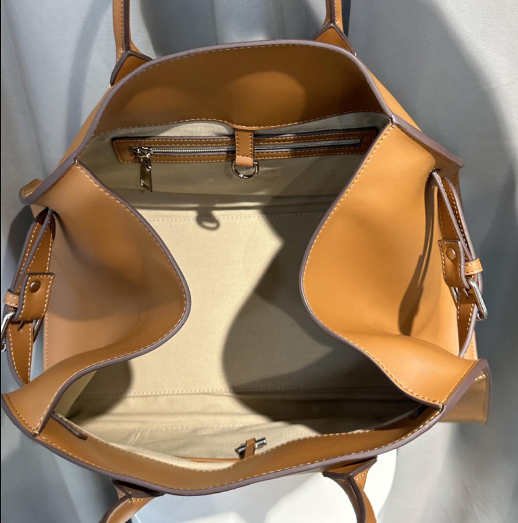 Women Leather Tote Bag Office Handbag