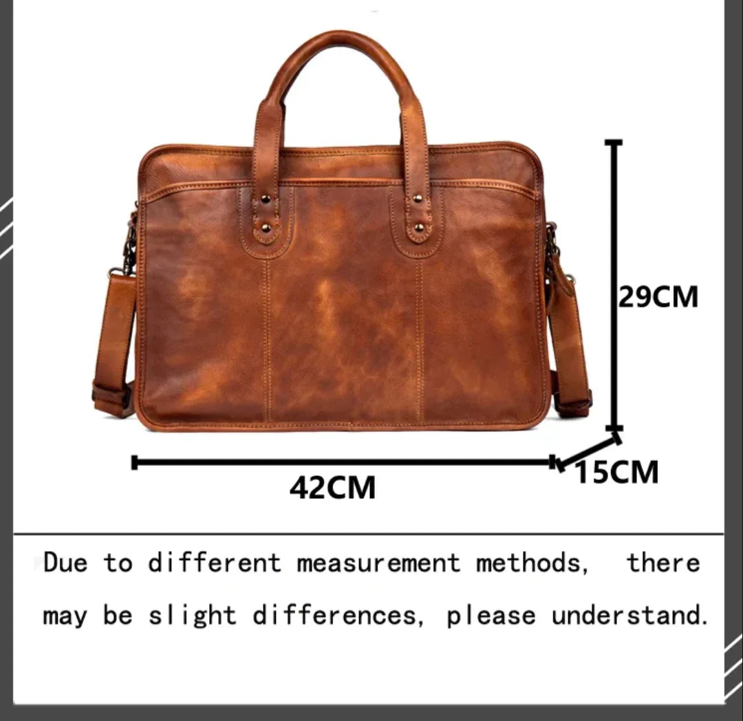 Business Leather Briefcase Men’s Shoulder Bag