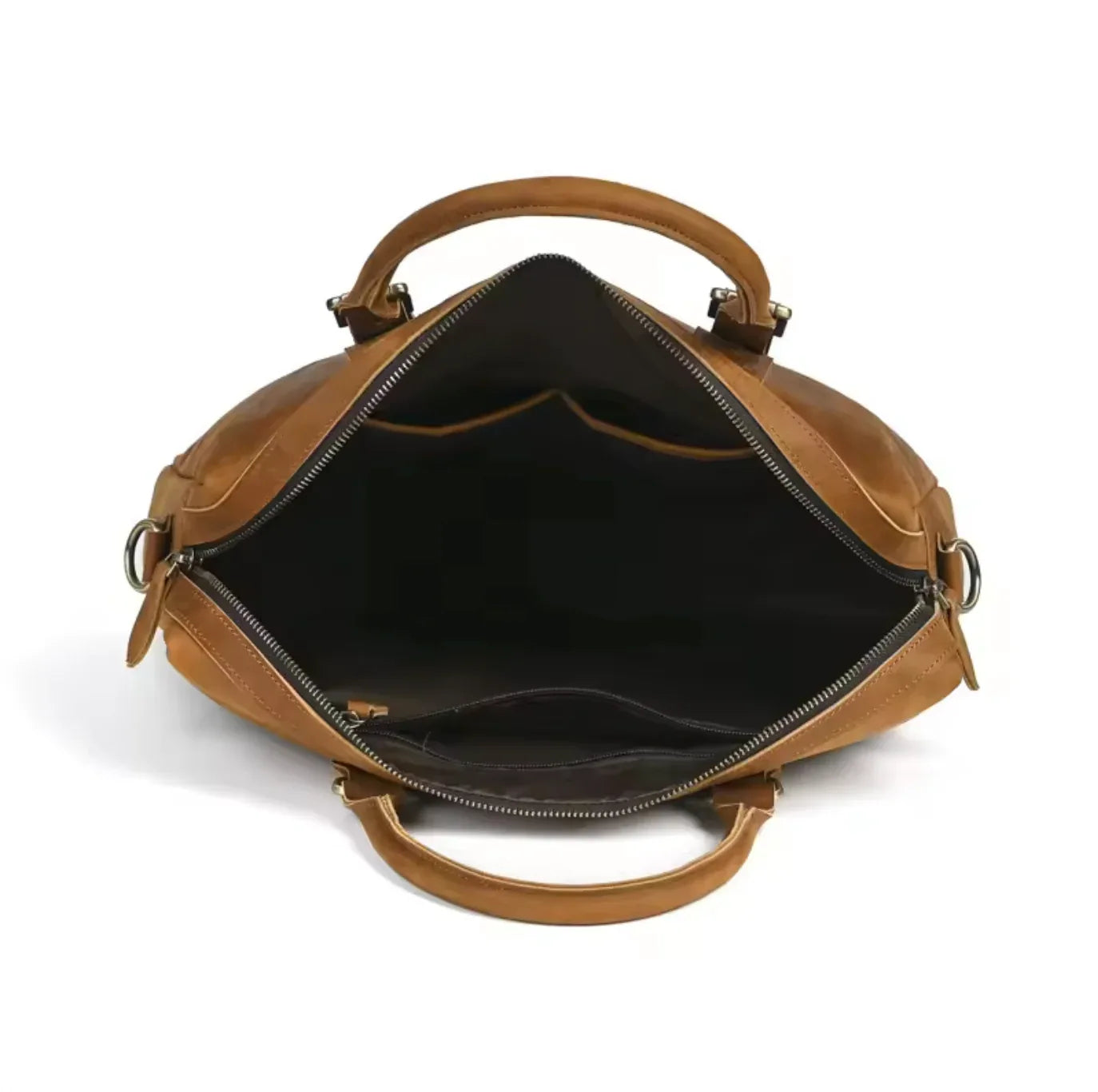 Men's Crazy Horse Leather Business Bag 13.3"