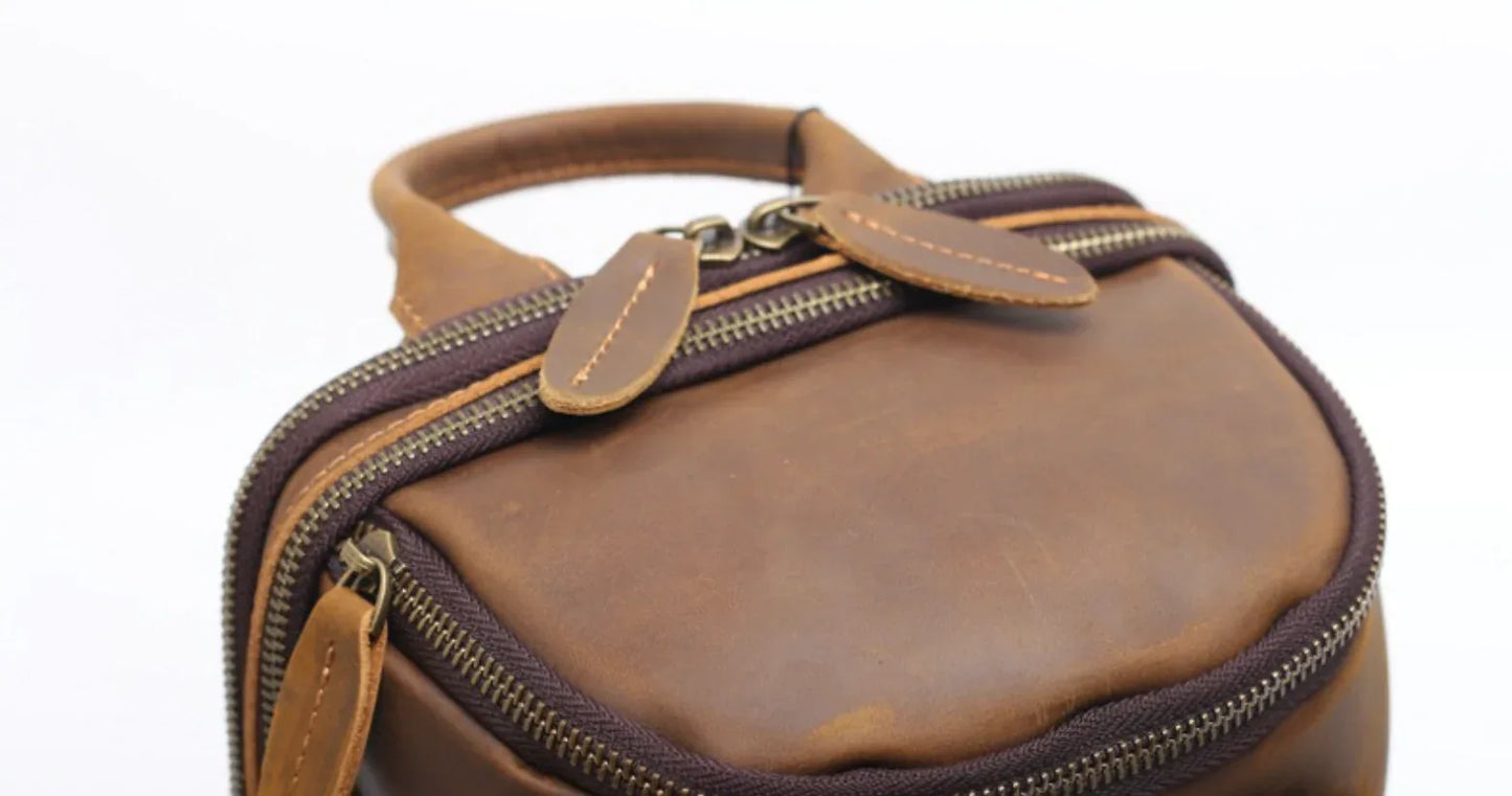 Genuine Leather Crossbody Belt Bum Bags