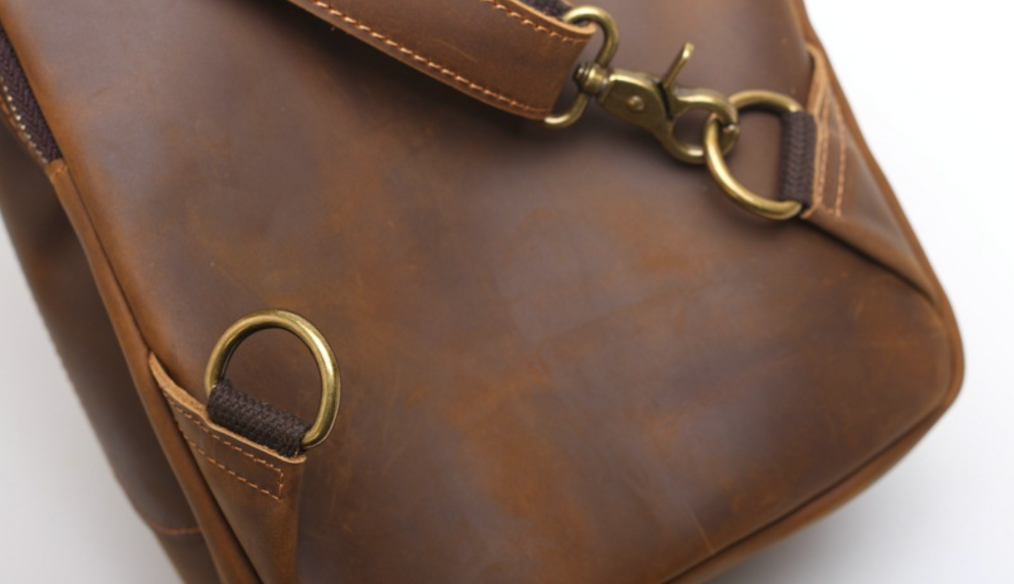 Genuine Leather Crossbody Belt Bum Bags