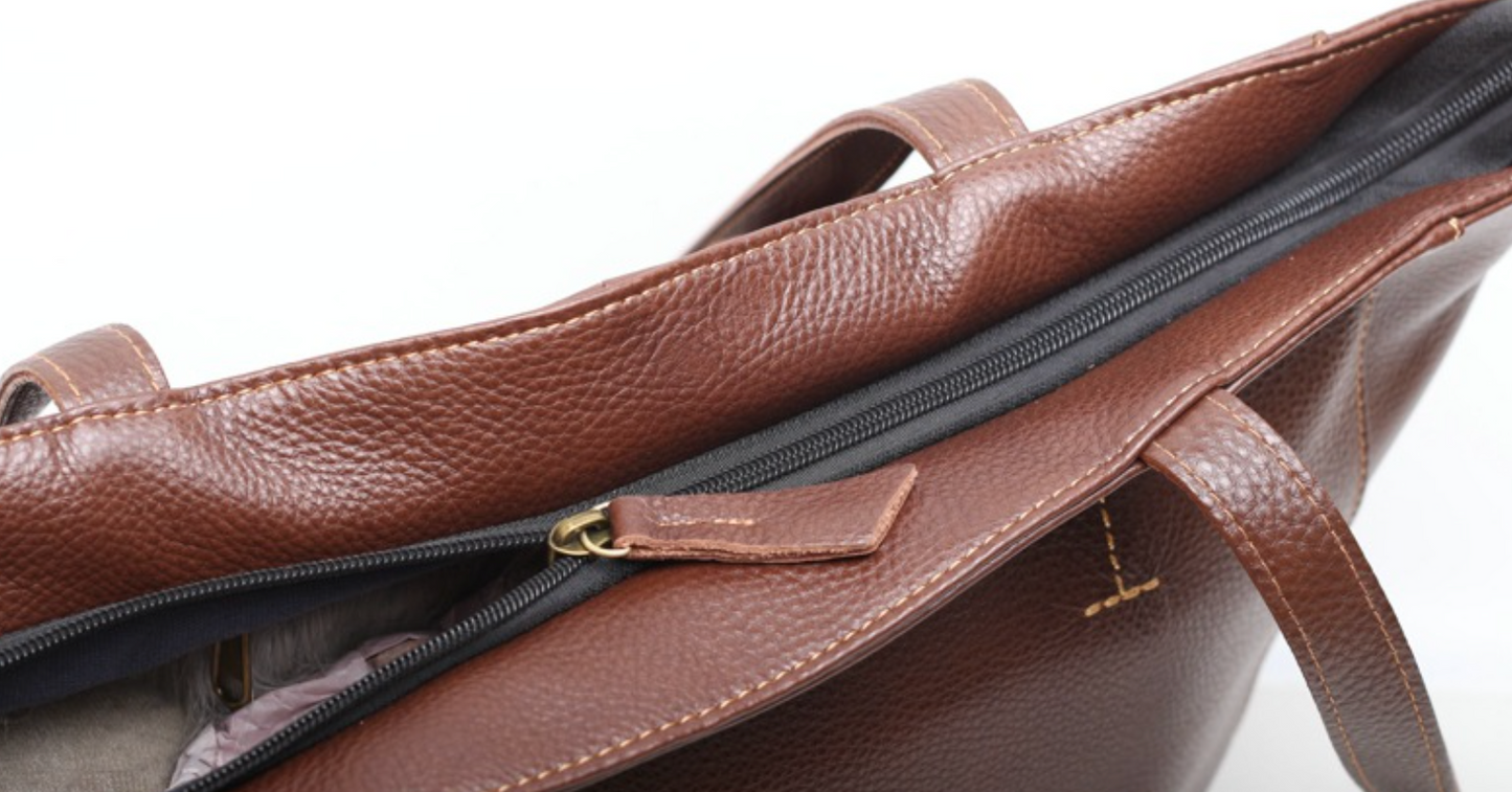 Women’s Genuine Cowhide Handbag for Office & Travel