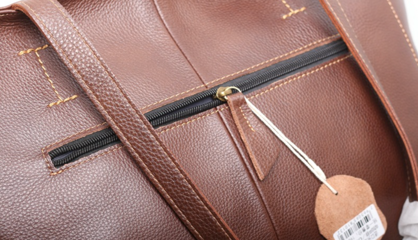 Women’s Genuine Cowhide Handbag for Office & Travel