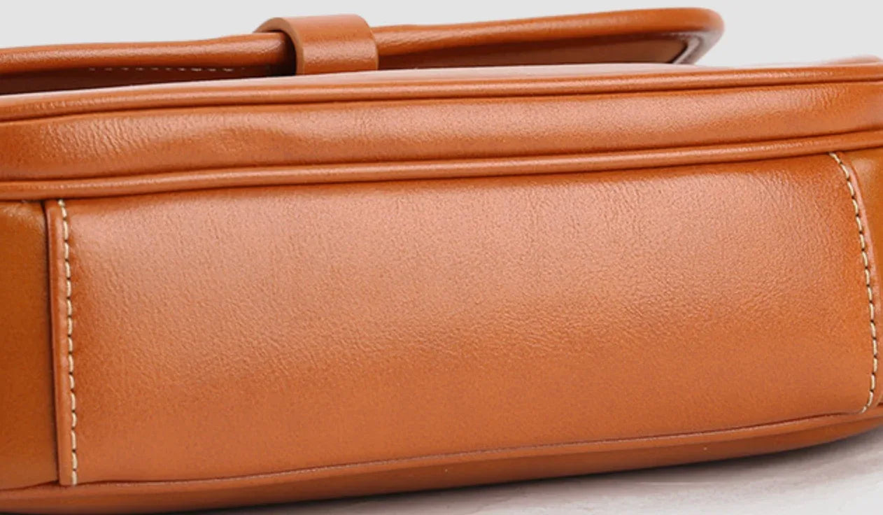 Retro Small Leather Messenger Shoulder Purse