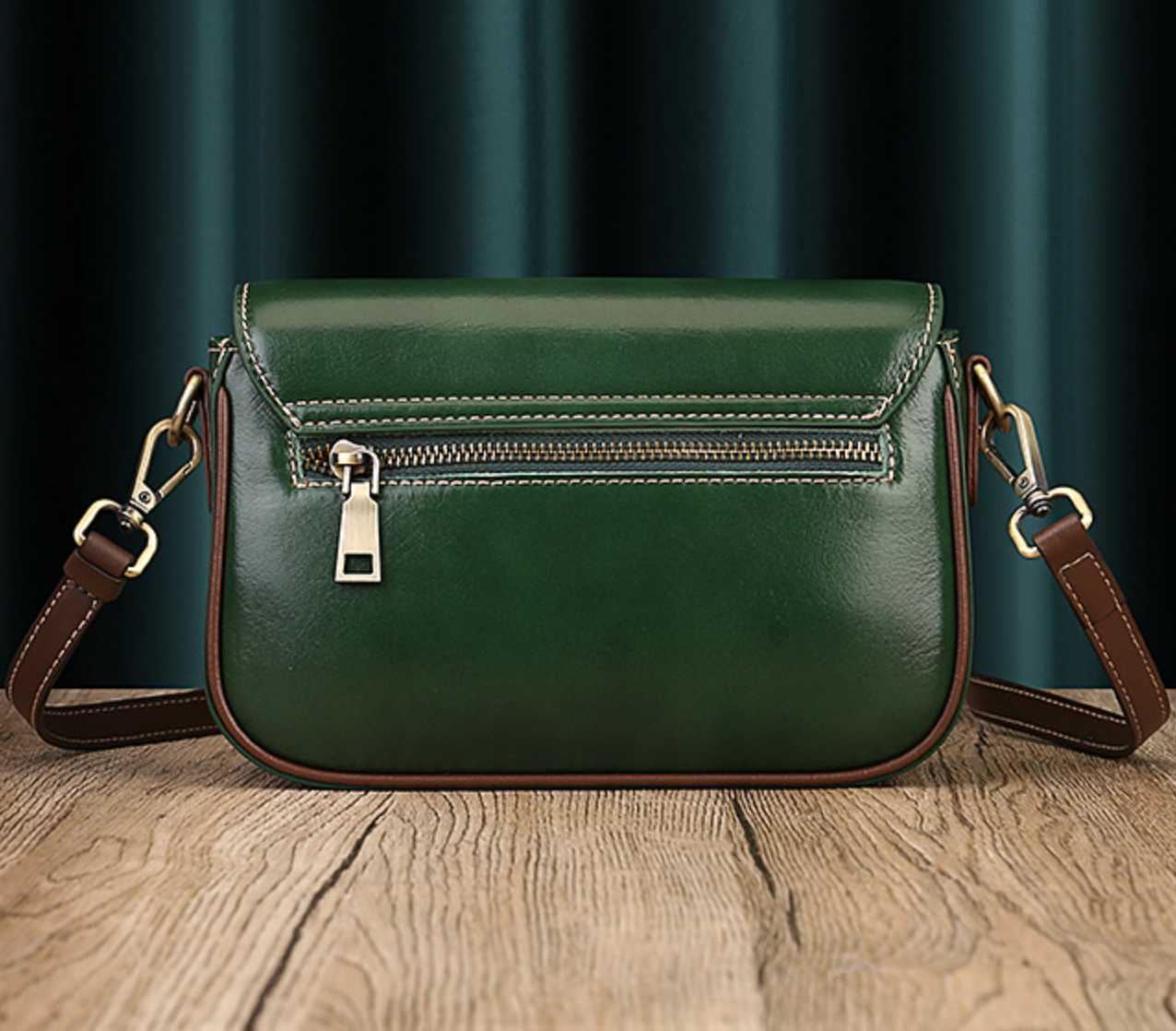 Women Retro Small Square Crossbody Messenger Purse