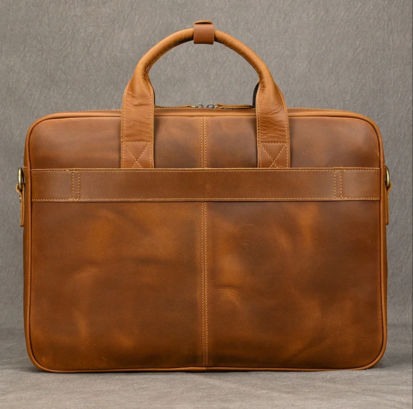 Men’s Genuine Leather Laptop Briefcase Bag