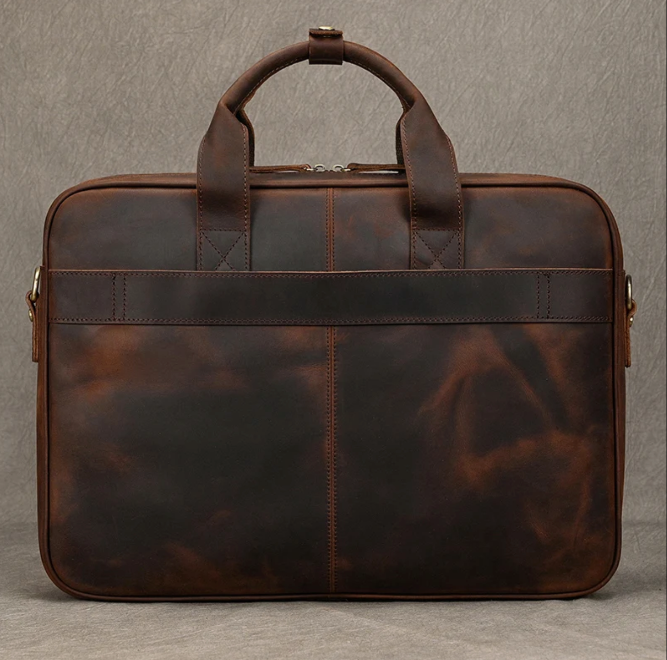 Men’s Real Leather Laptop Bag Briefcase
