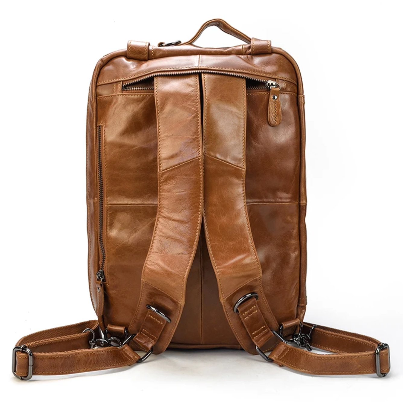 Men’s Genuine Leather Office Bag Briefcase Backpack