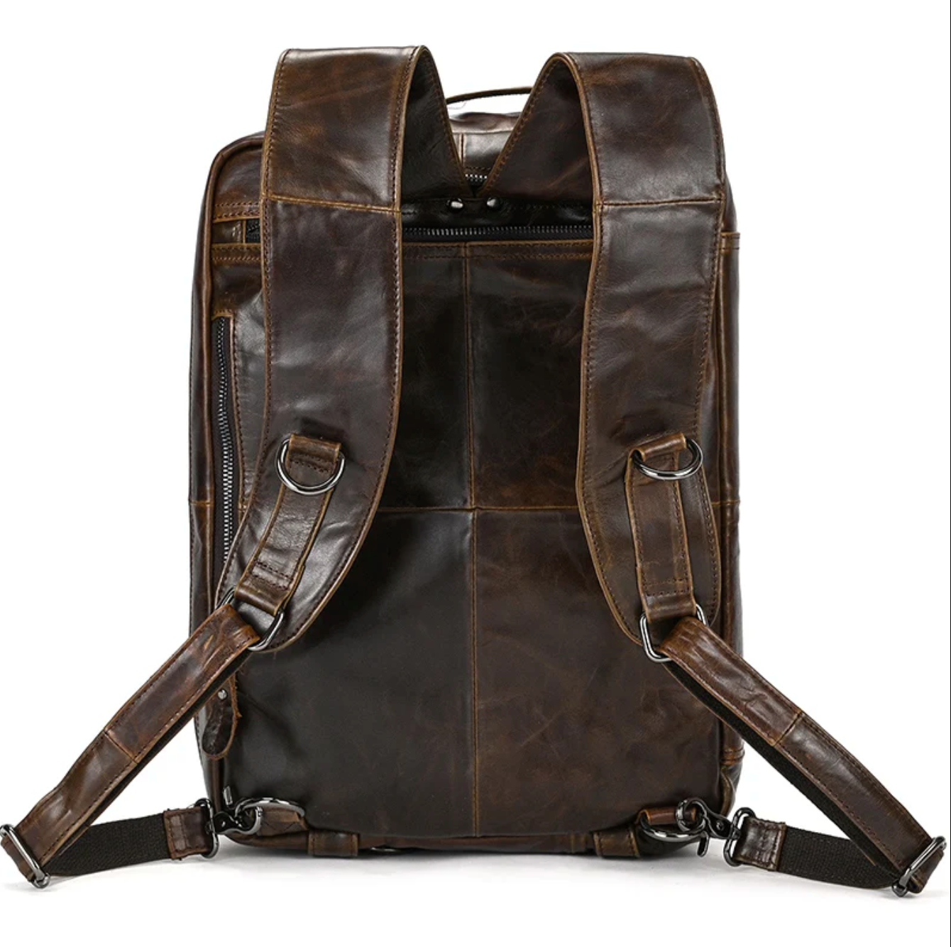 Men’s Genuine Leather Office Bag Laptop Briefcase Backpack