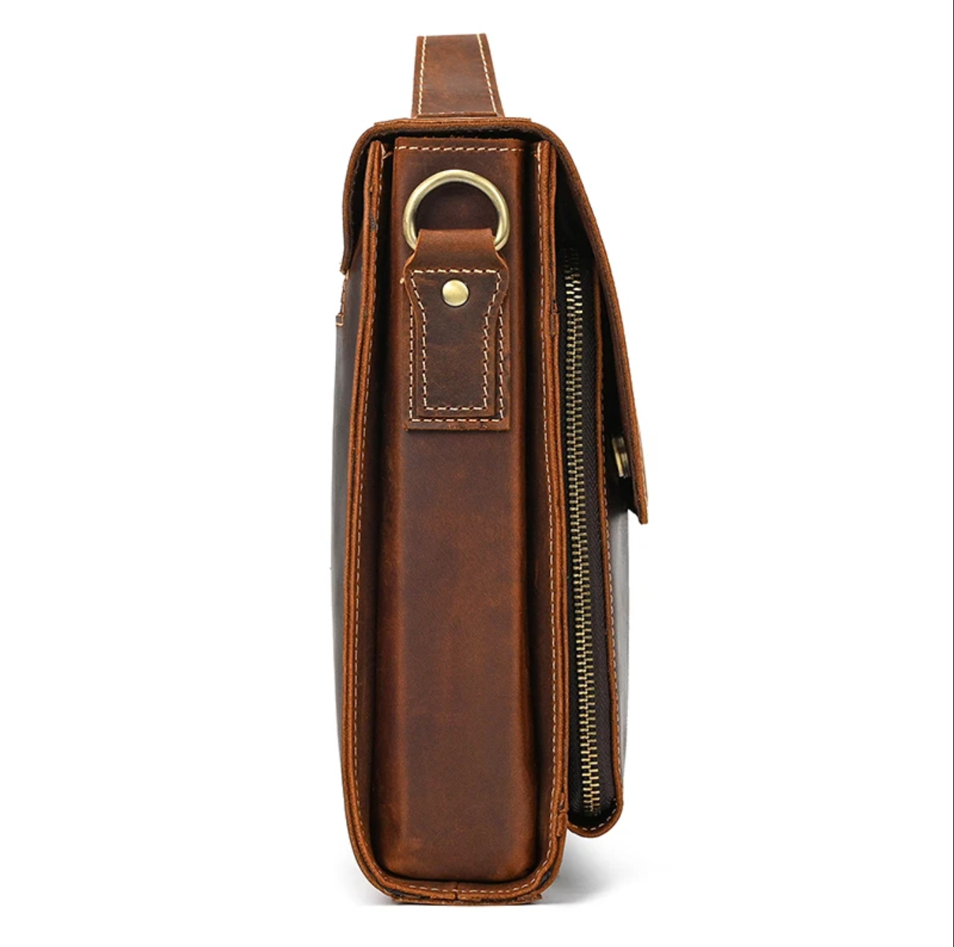 Men’s Leather Briefcase Bag Laptop Office 14 Inch