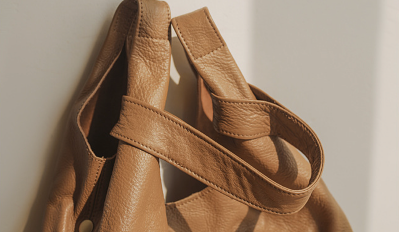 Genuine Leather Office Tote Handbag with Large Capacity