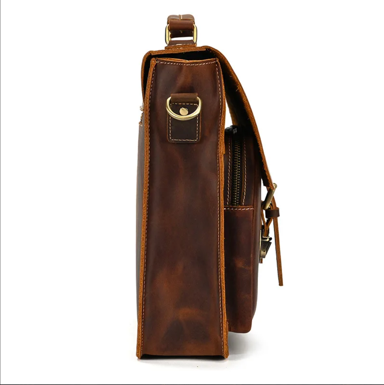 Genuine Leather Laptop Briefcase for Work & Travel