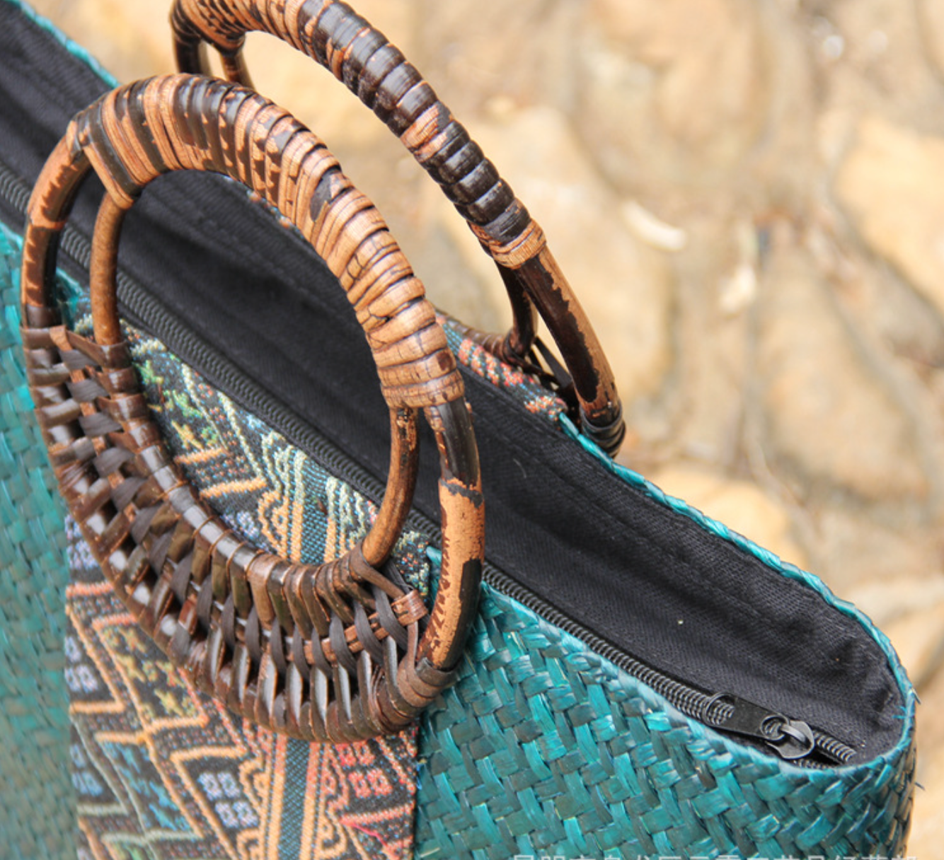 Straw Woven Women’s Bag Summer Beach Tote