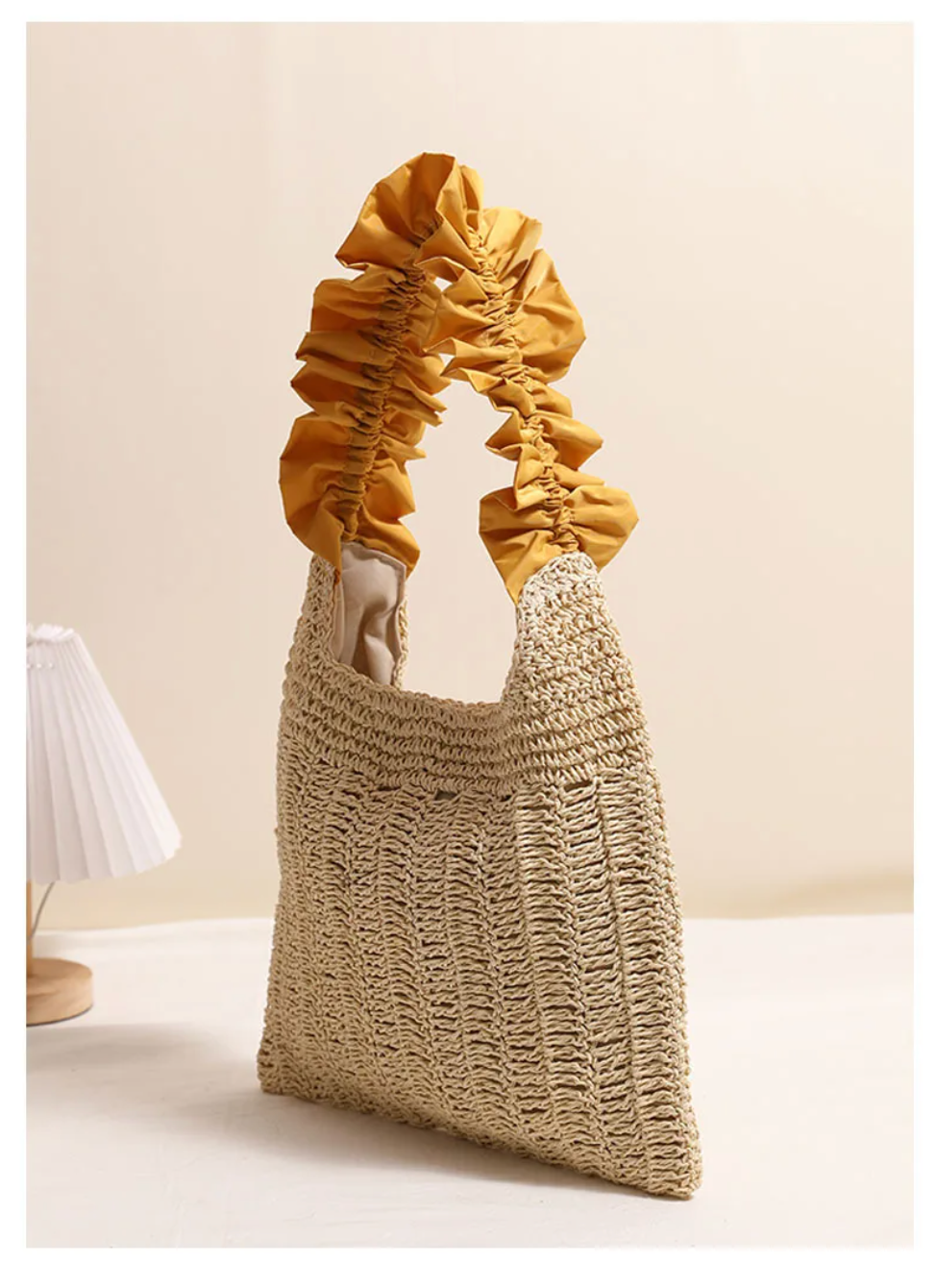 Lace Woven Shoulder Bag Beach Vacation Tote