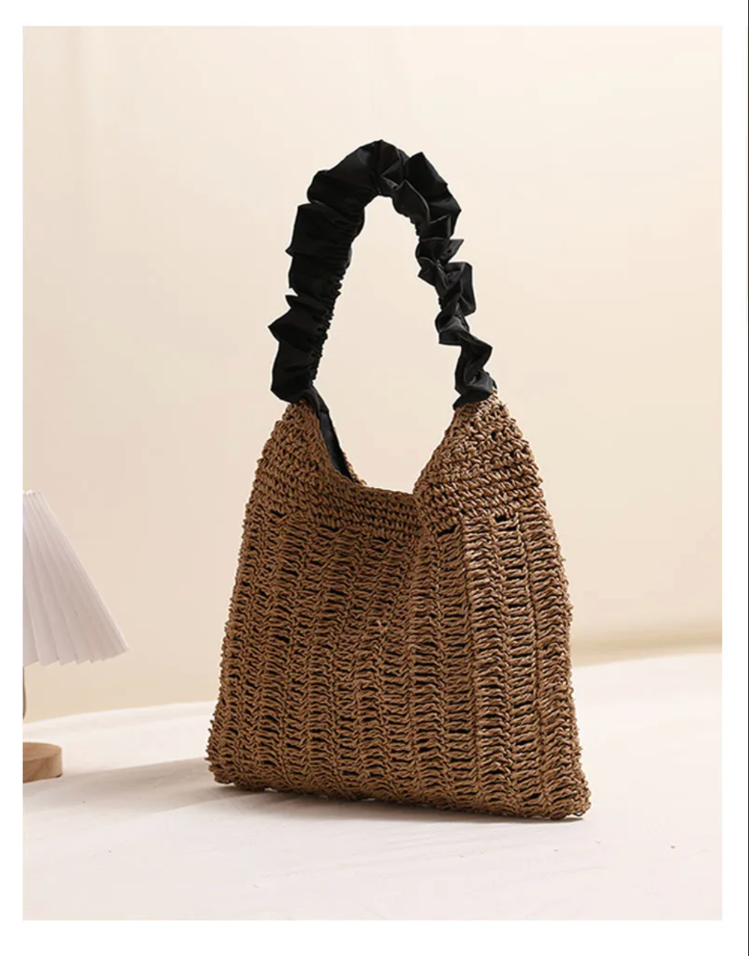 Lace Woven Shoulder Bag Beach Vacation Tote