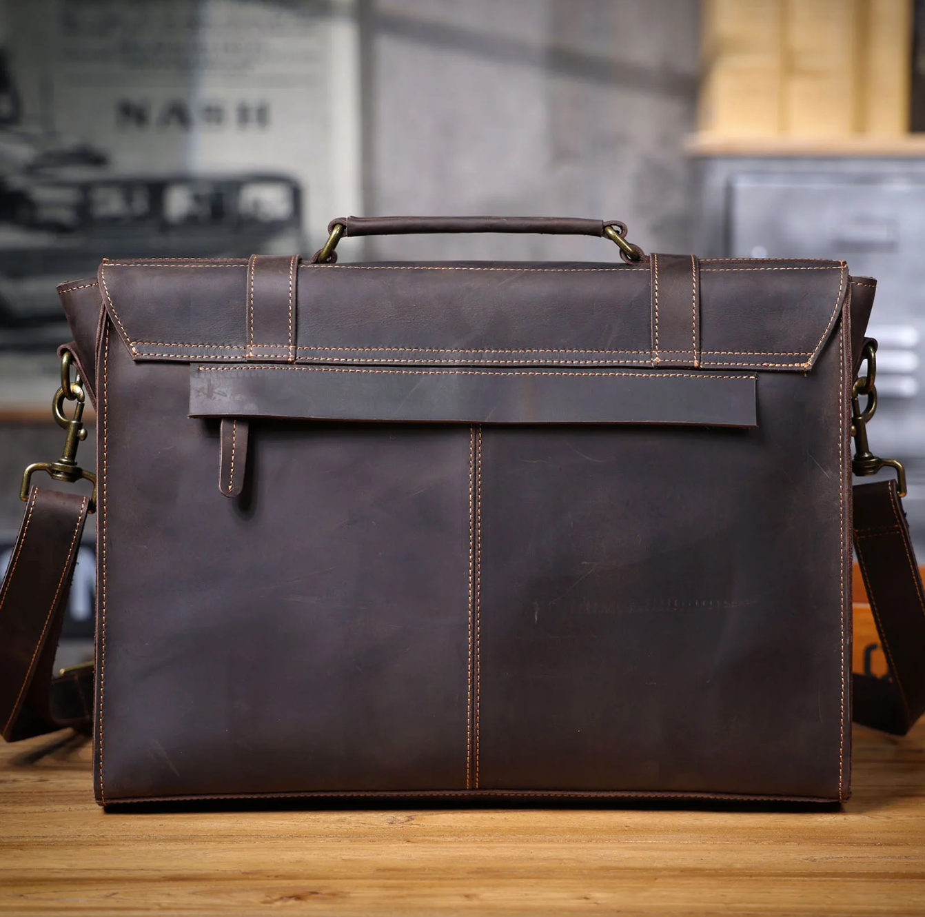 15 Inch Laptop Briefcase & Messenger Bag for Work