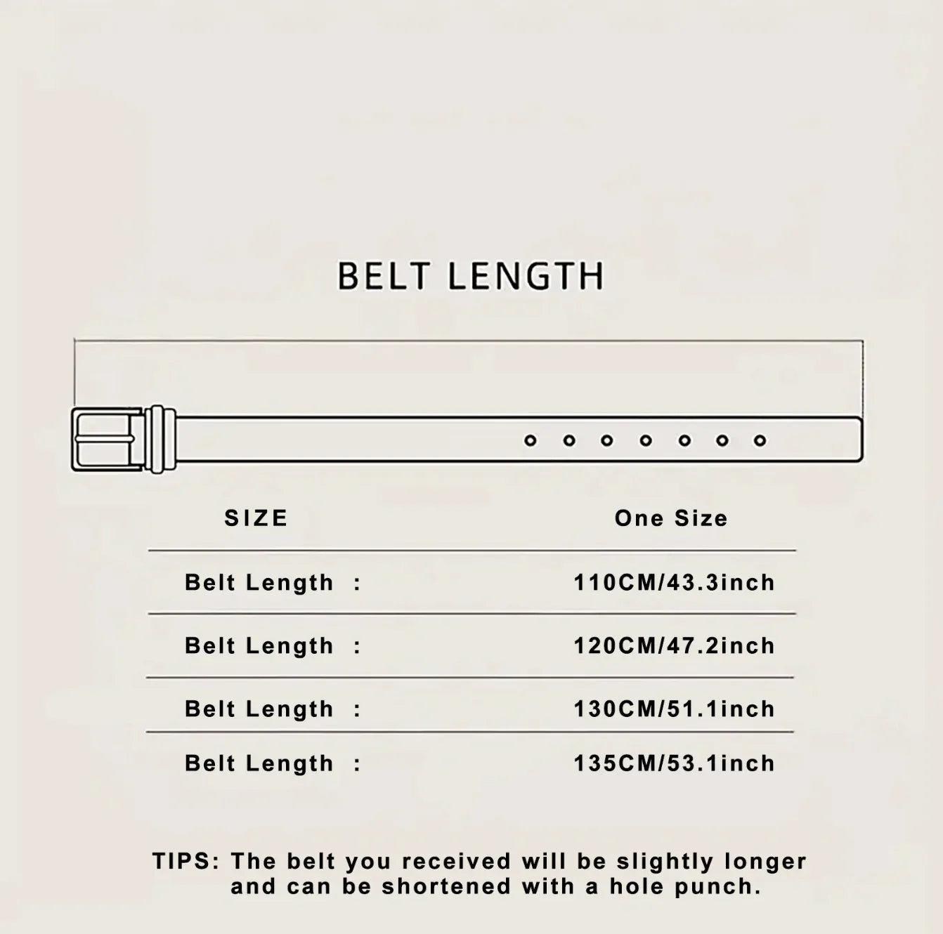 Genuine Italian Leather Men’s Belt