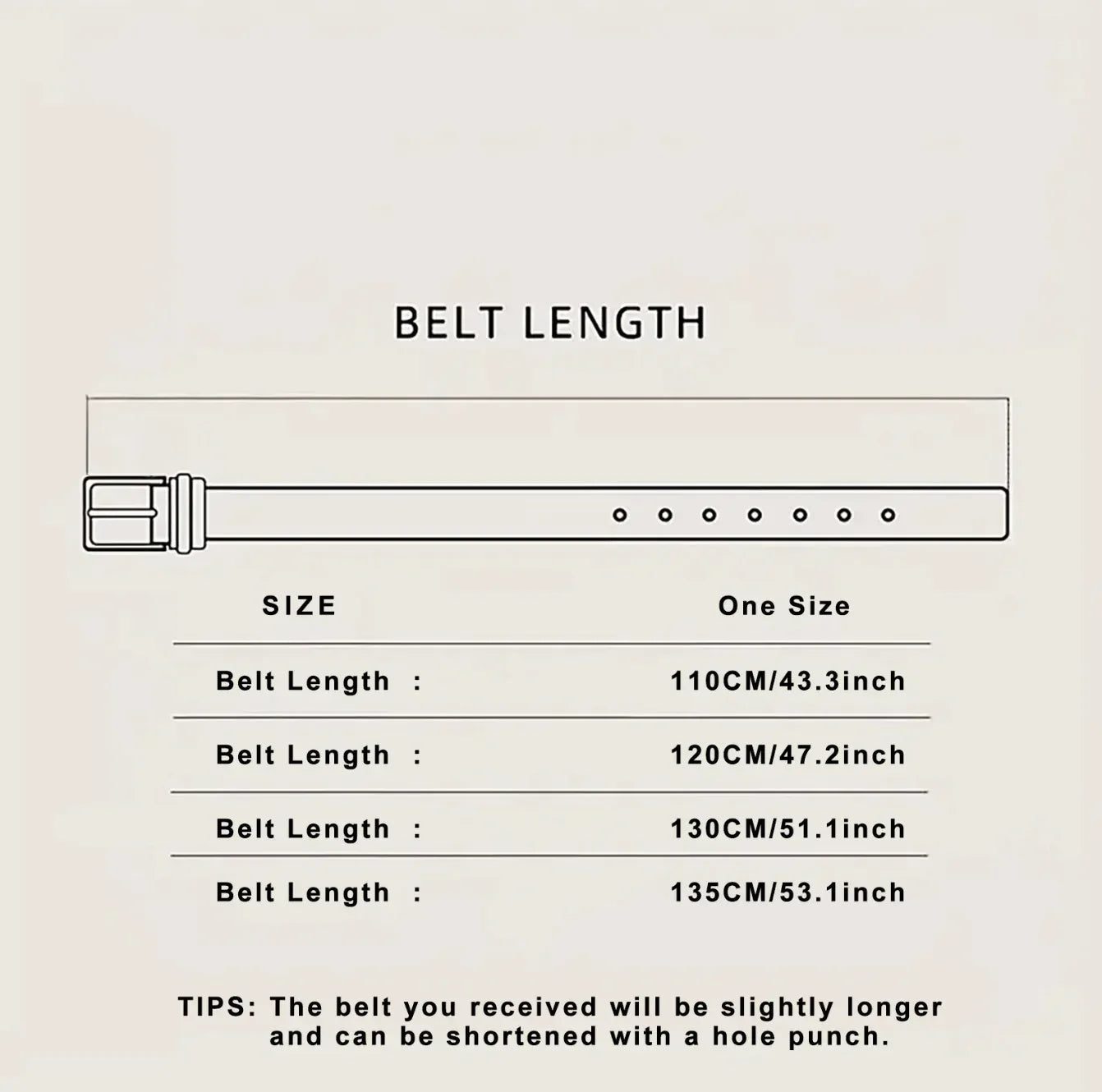 Genuine Italian Leather Men’s Belt