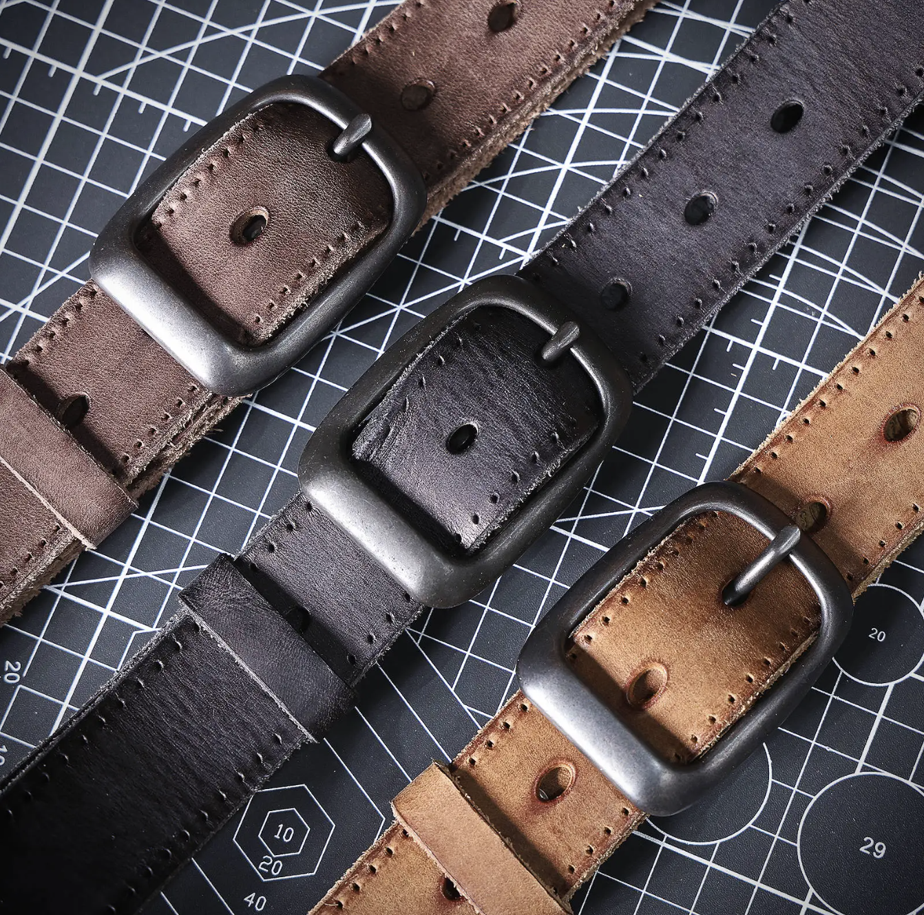 Genuine Italian Leather Men’s Belt