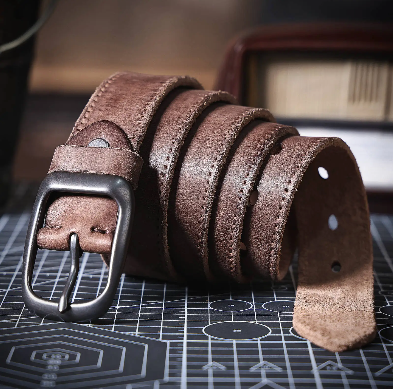 Genuine Italian Leather Men’s Belt