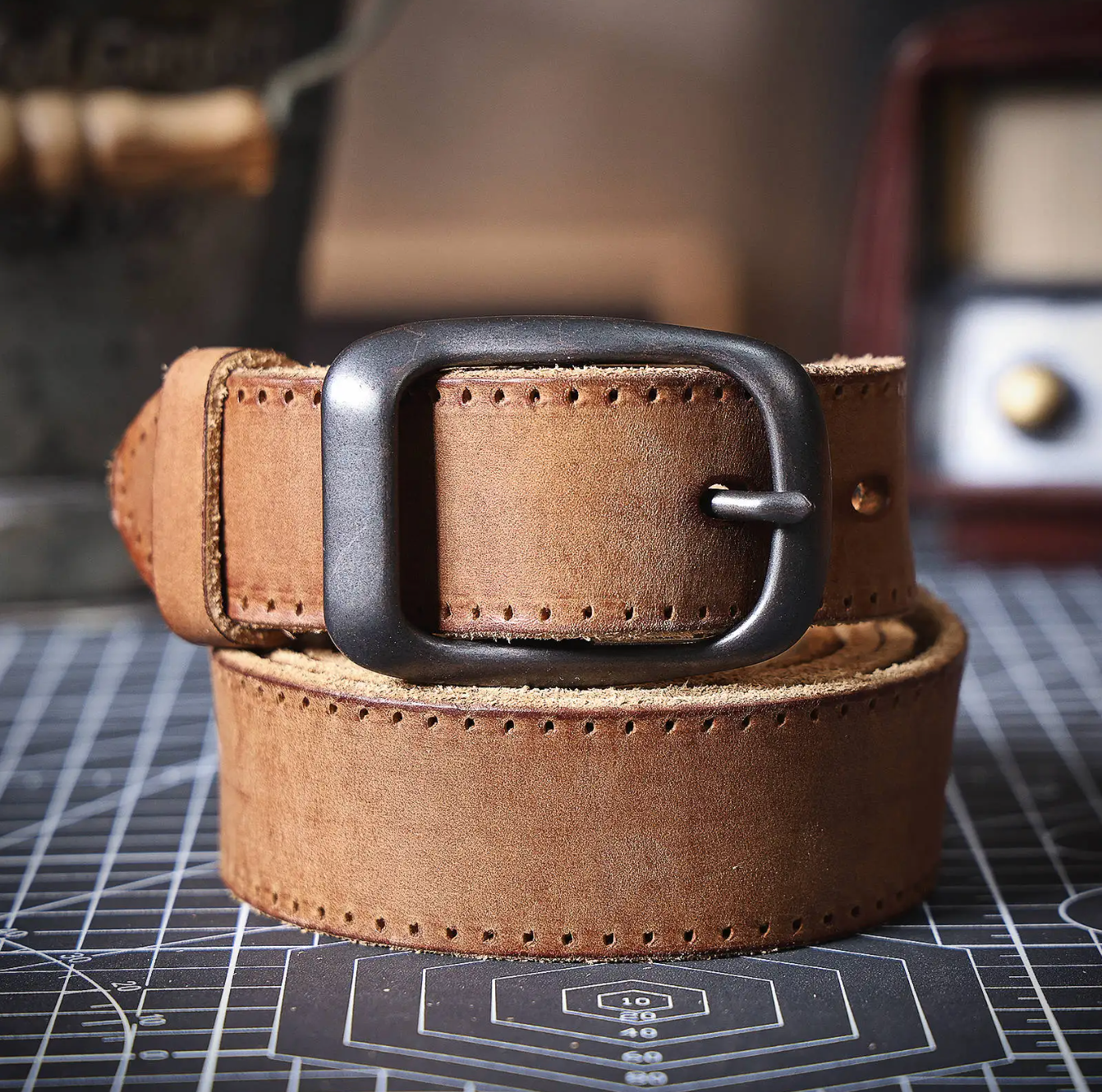 Genuine Italian Leather Men’s Belt