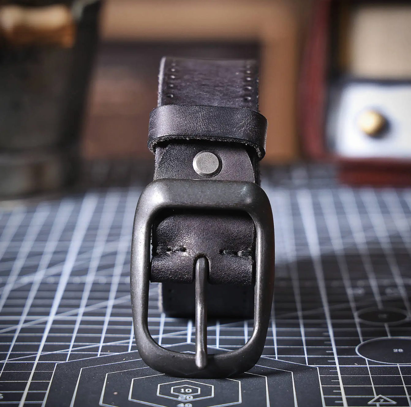 Genuine Italian Leather Men’s Belt