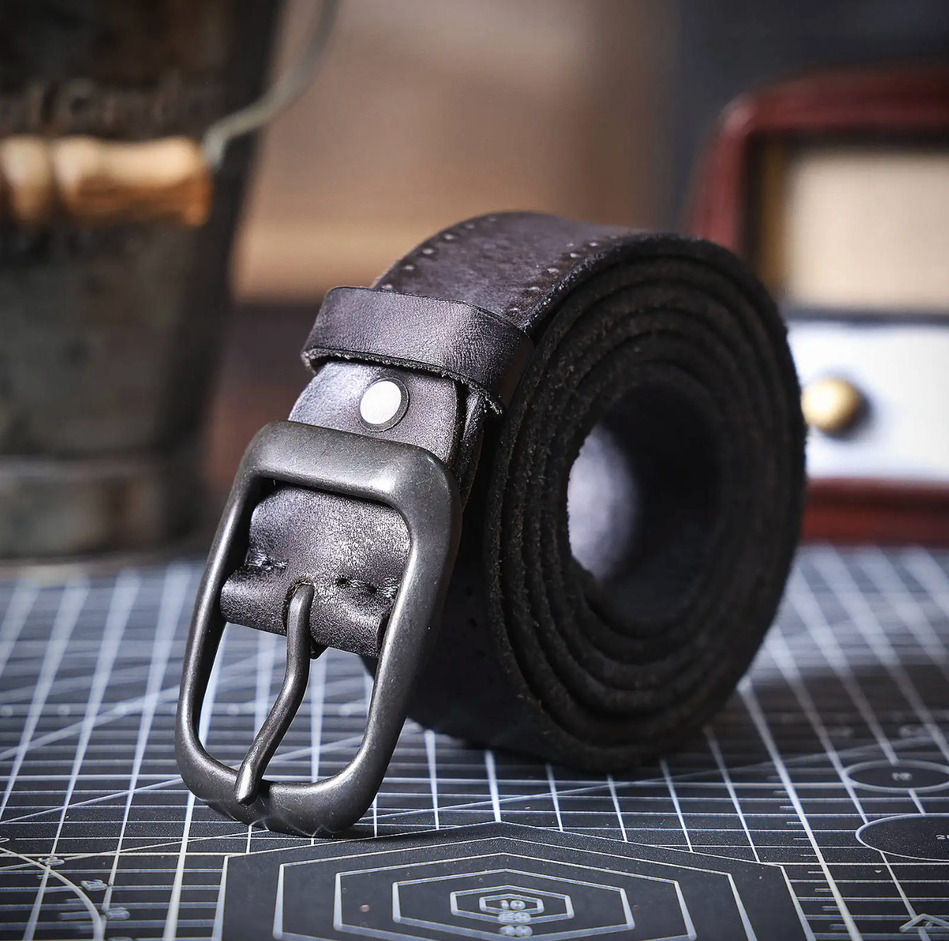 Genuine Italian Leather Men’s Belt