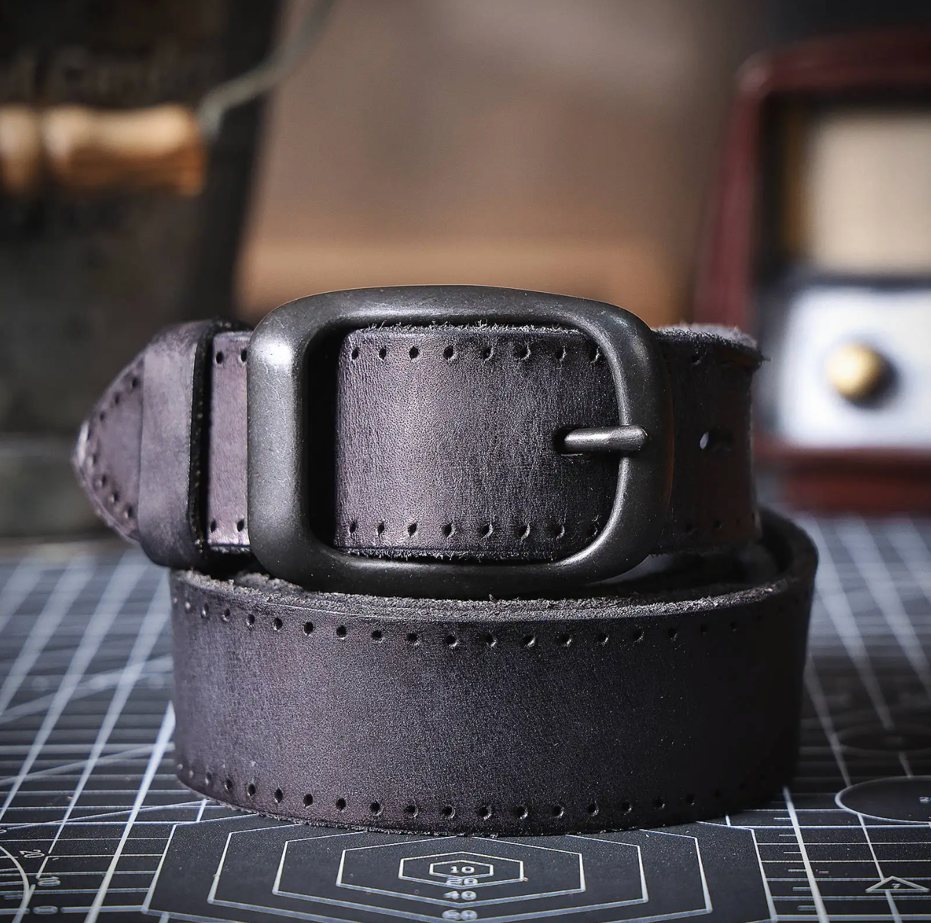 Genuine Italian Leather Men’s Belt