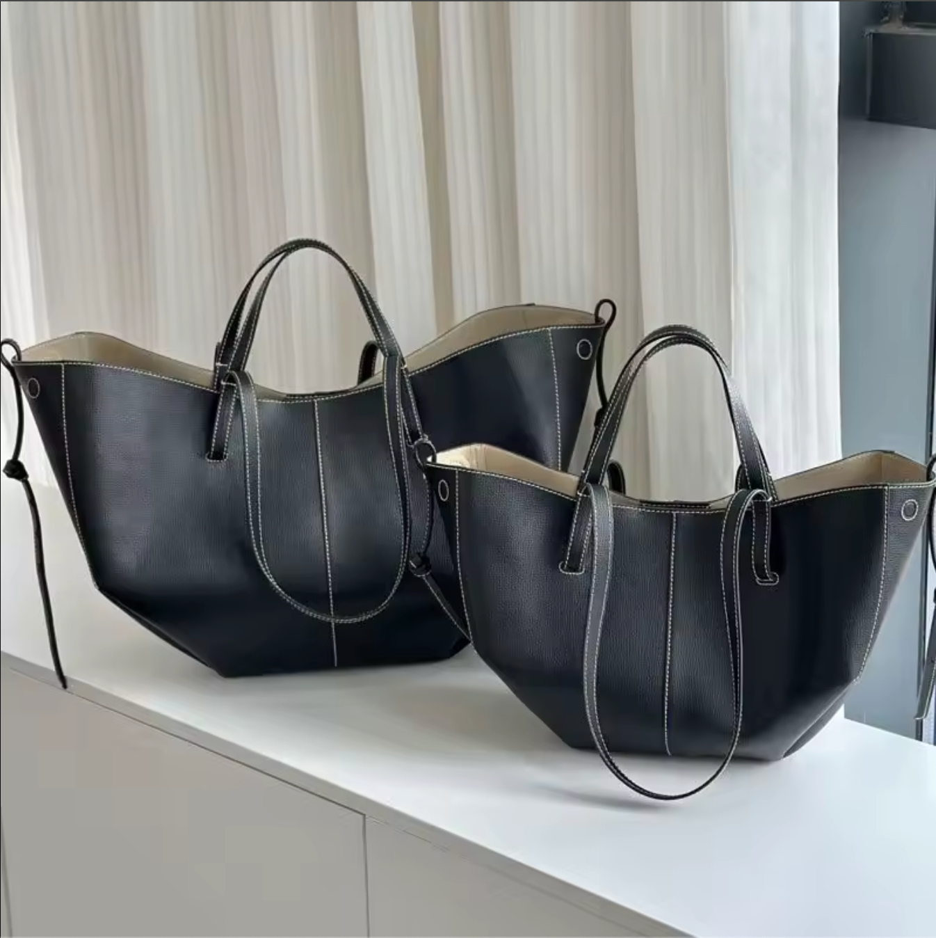 Women’s Genuine Leather Shoulder Tote Bag