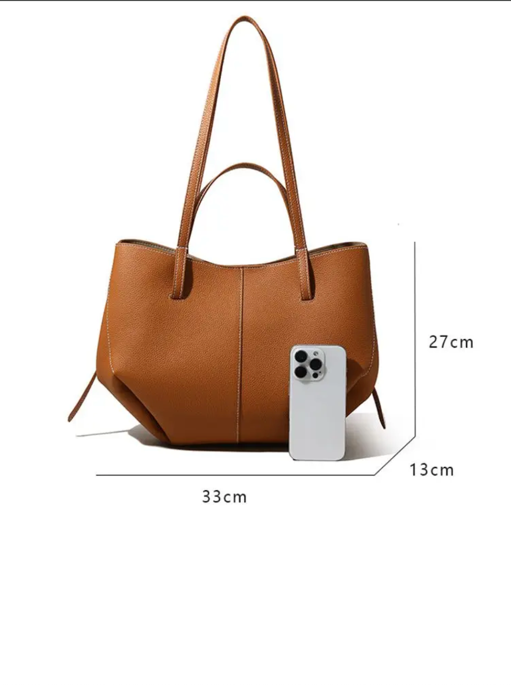 Women’s Genuine Leather Shoulder Tote Bag