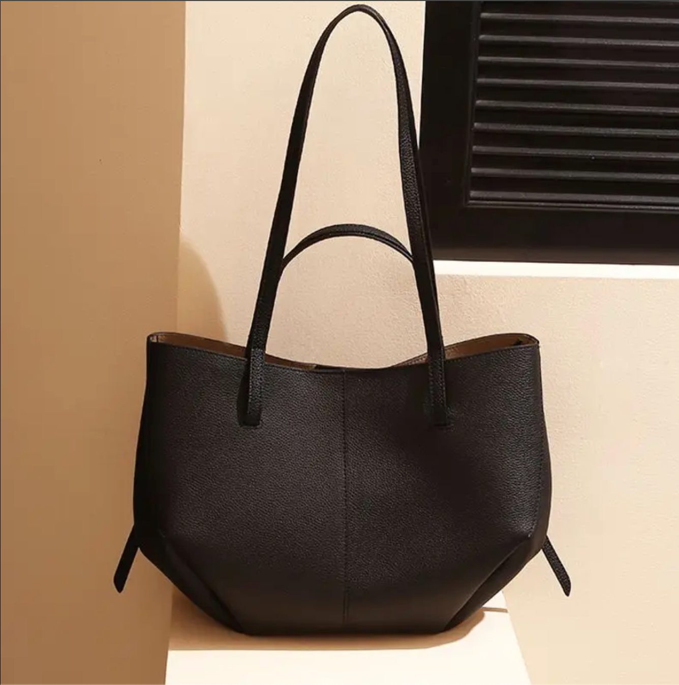 Women’s Genuine Leather Shoulder Tote Bag