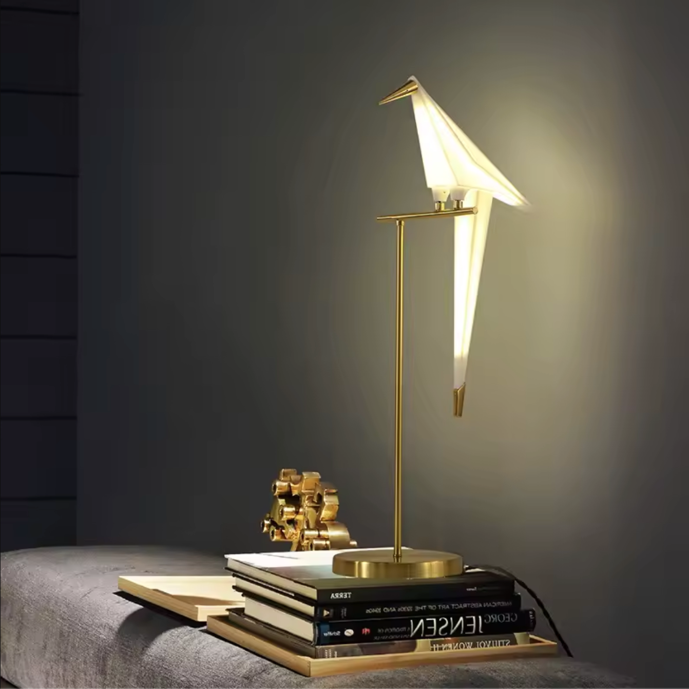 Bird Decoration LED Floor Lamp Modern Rustic Boho Standing Light