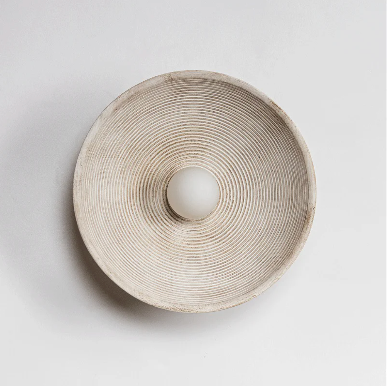Indoor Ripple Round Wall Light for Bedroom, Living Room & Dining Room