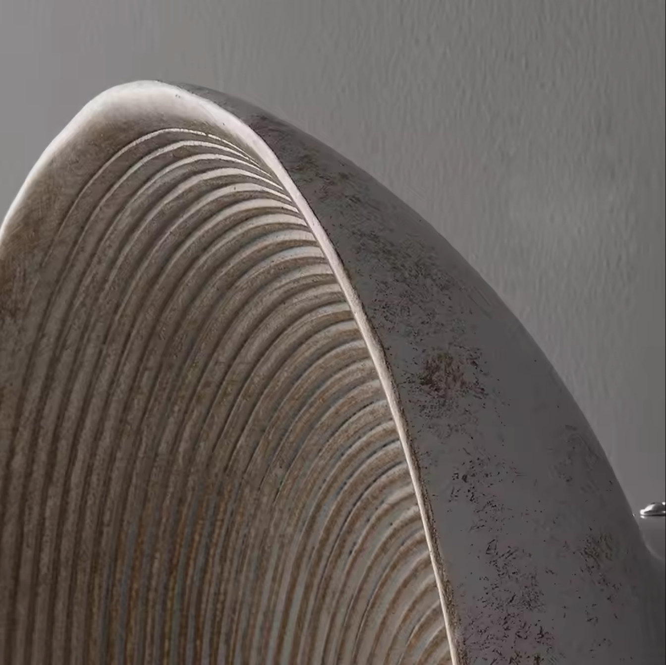 Indoor Ripple Round Wall Light for Bedroom, Living Room & Dining Room