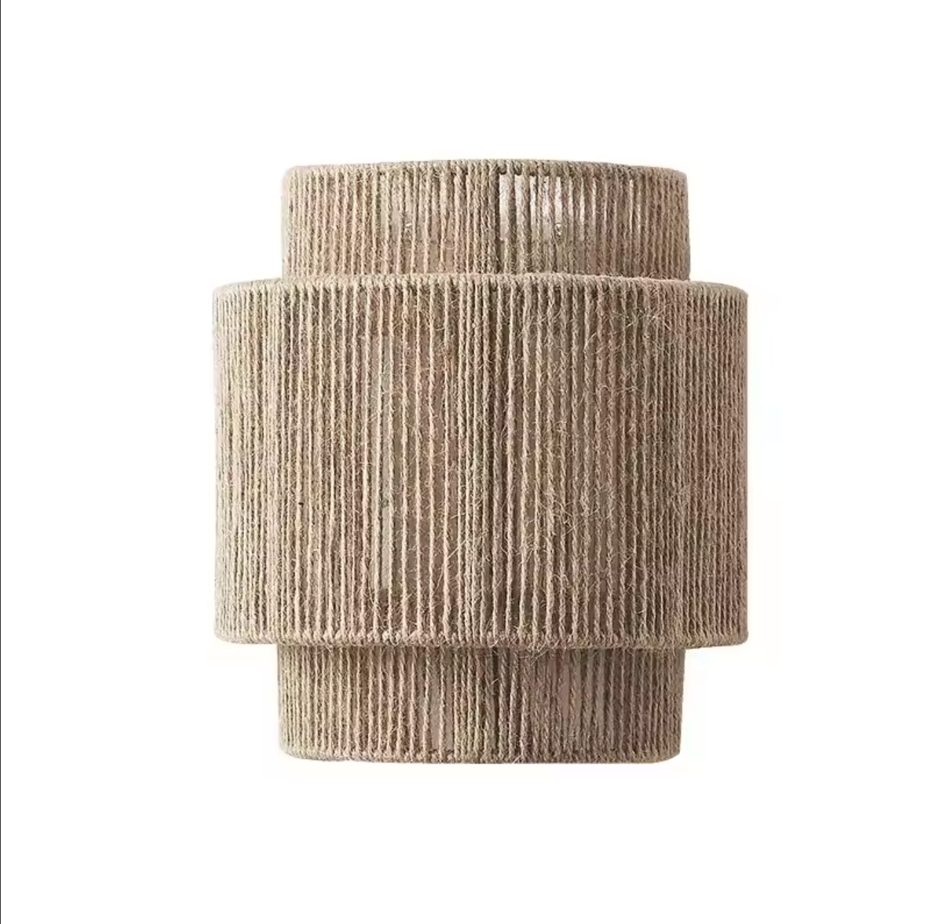 Hemp Rope Wall Light Fixture Rustic Boho Wall Sconce