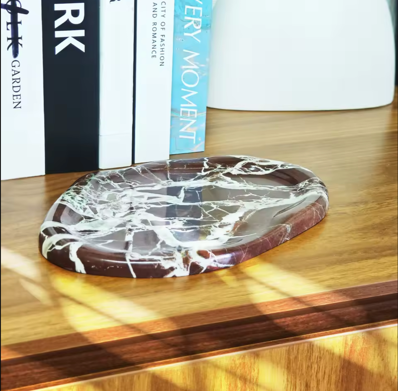 Natural Marble Tray for Jewelry & Home Decor