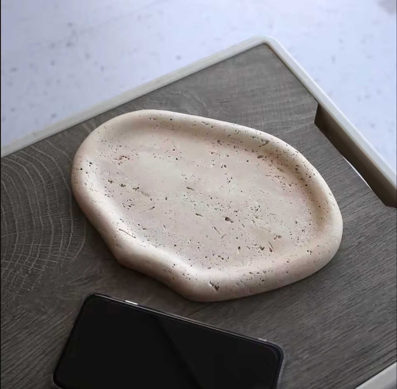 Natural Marble Tray for Jewelry & Home Decor