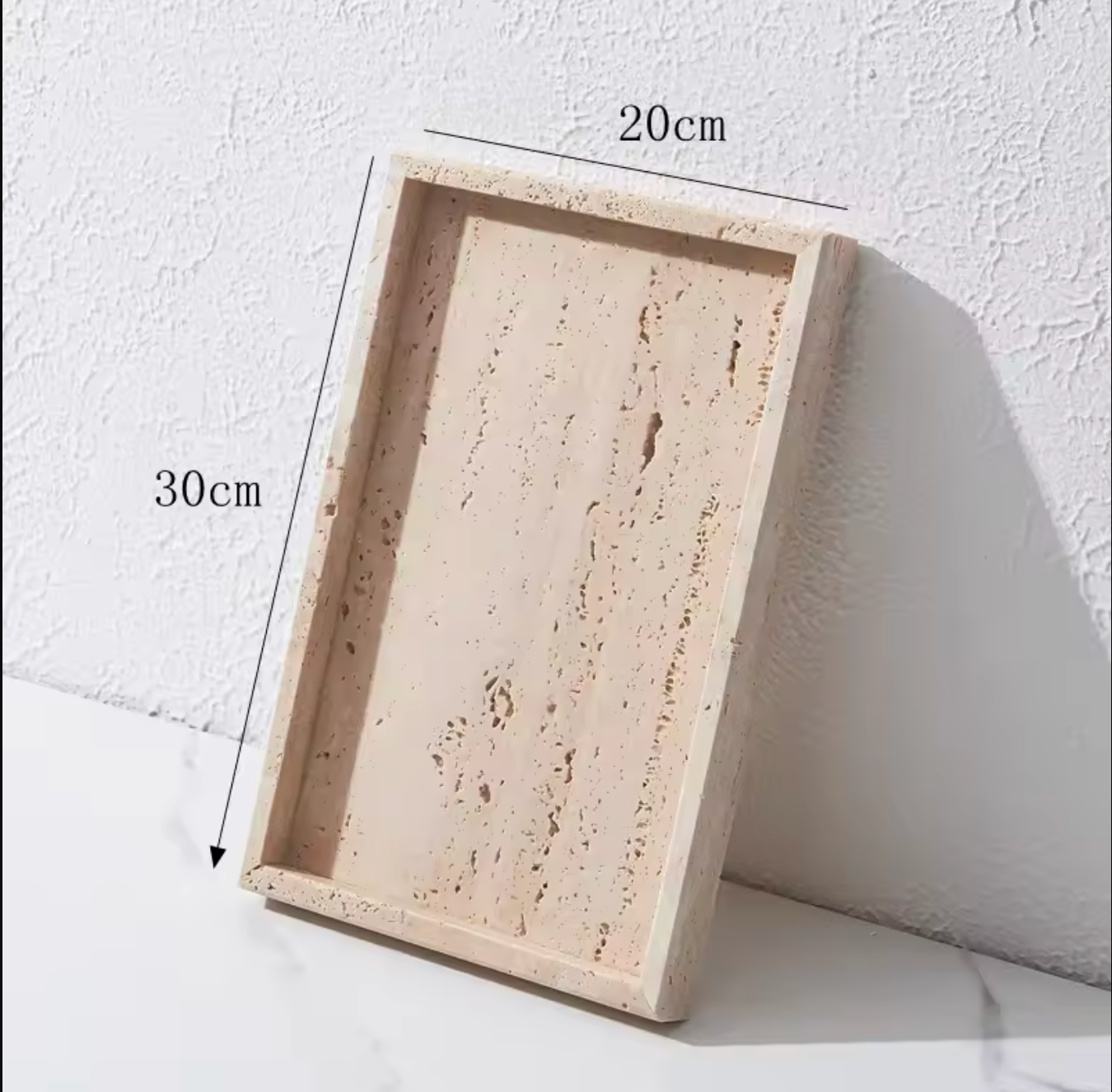 Natural Marble Tray Rectangle Stone Vanity Tray