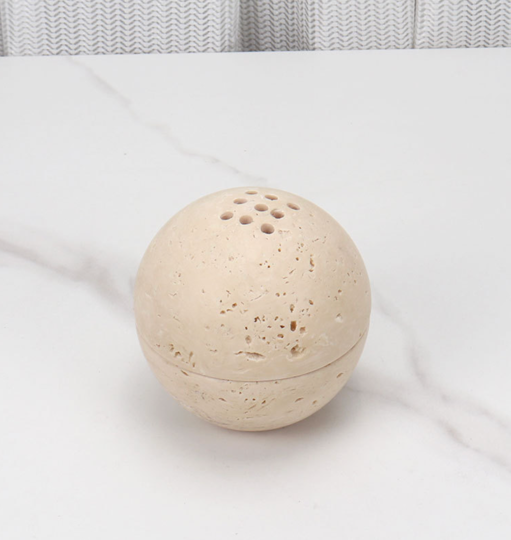 Natural Marble Aromatherapy Burner Stone Incense & Fragrance Diffuser
