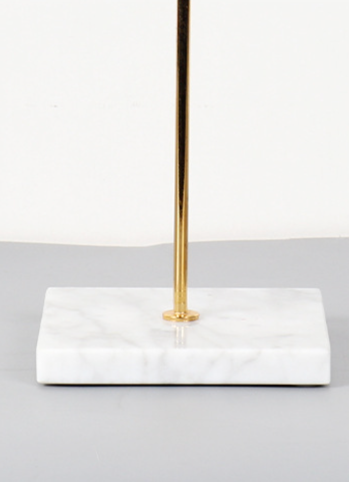Nordic Gold Marble Jewelry Stand Necklace & Bracelet