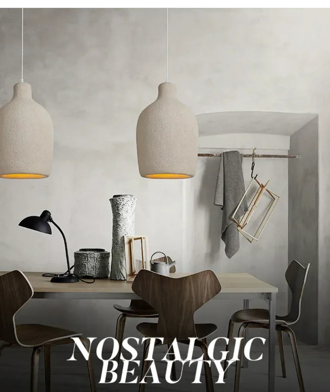 Japanese Wabi Sabi Pendant Ceiling Lamp Dining Room Chandelier