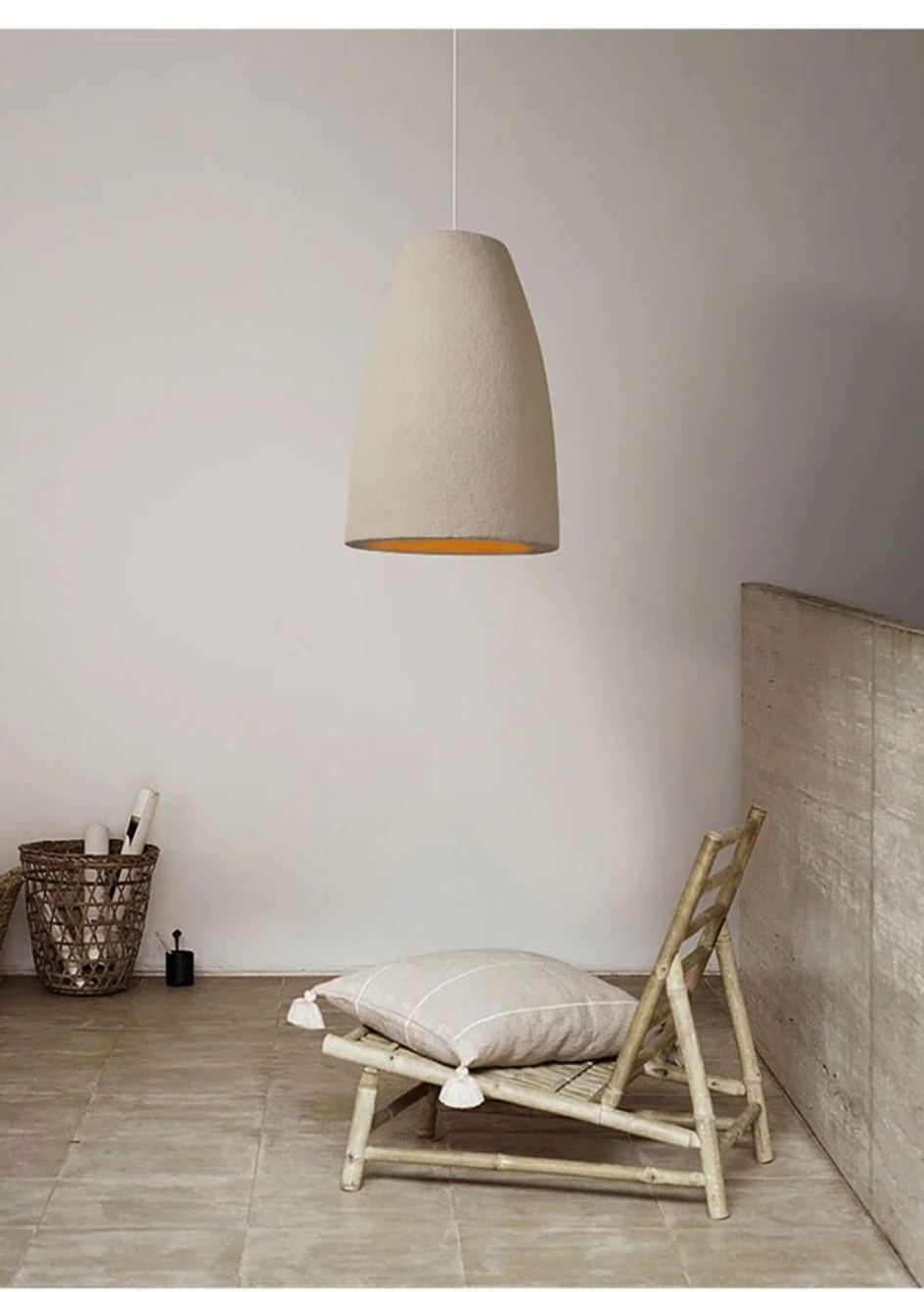 Japanese Wabi Sabi Pendant Ceiling Lamp Dining Room Chandelier