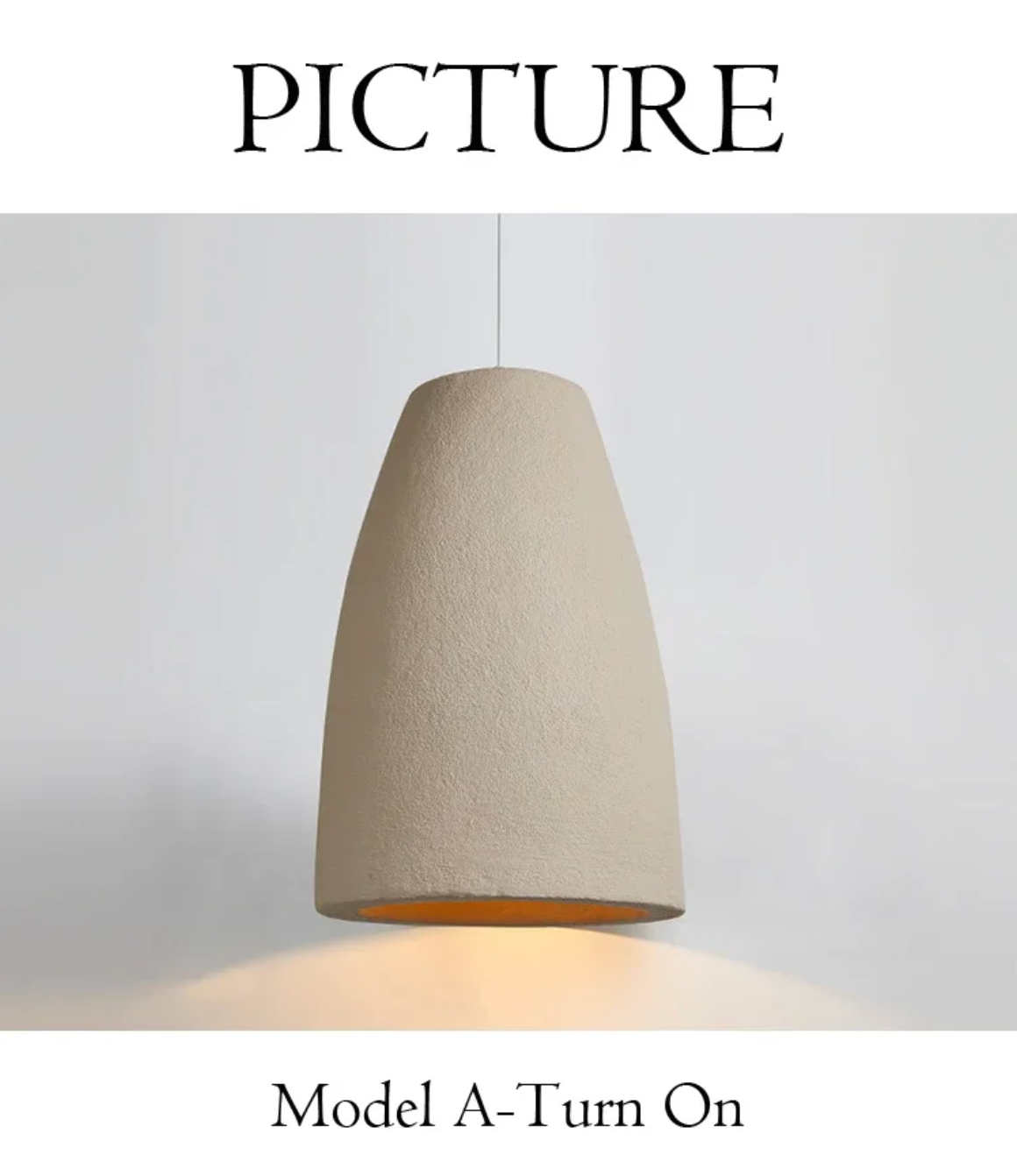 Japanese Wabi Sabi Pendant Ceiling Lamp Dining Room Chandelier