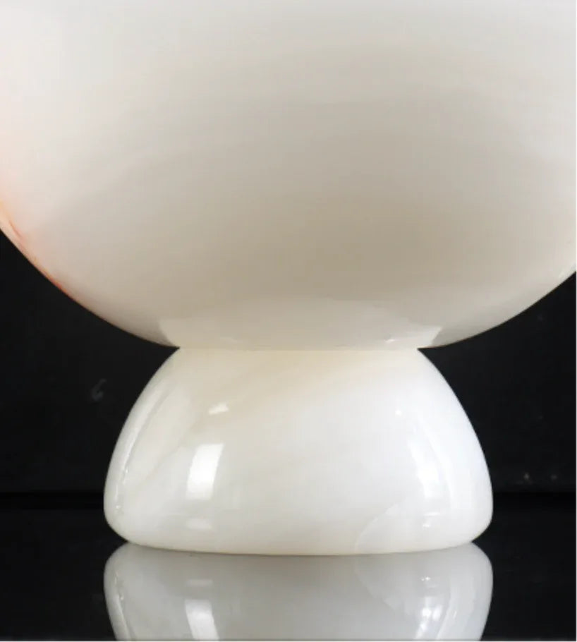 Nordic Marble Fruit Plate Bowl with Pedestal Base for Living Room Decor