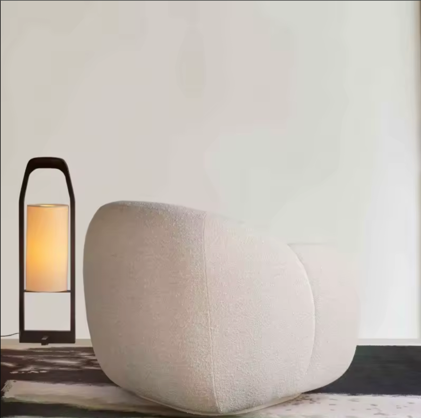 Japanese Wabi-sabi Solid Wood Table Lamp and Floor Lamp