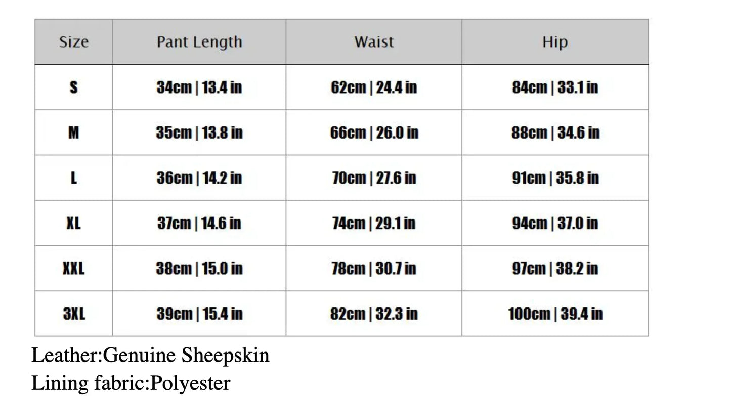 Safari Wide Women Leather Shorts High Waisted Women High Waisted